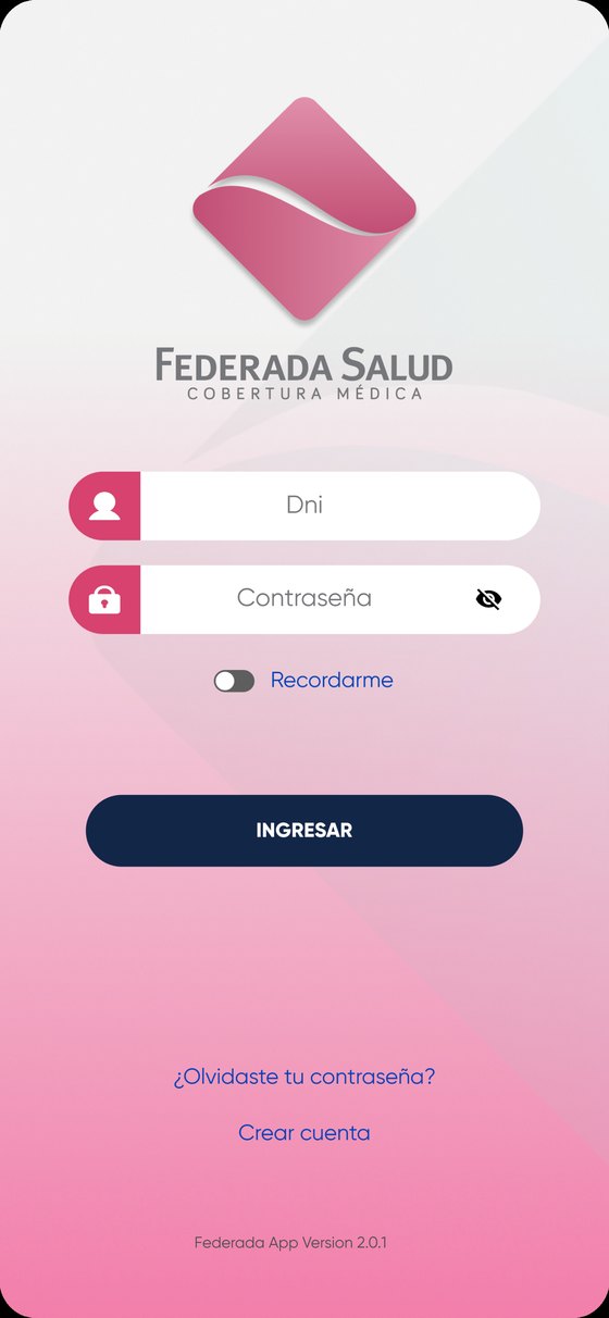 Pantalla de ingreso