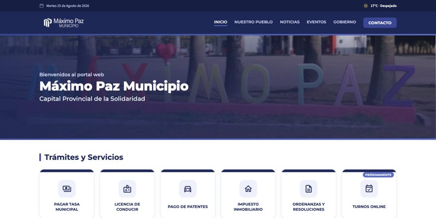 Captura de Municipio de Máximo Paz